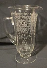 Fostoria Navarre 10" Etched Depression Glass Footed 48 Oz. Pitcher