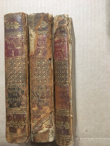 LA LIVRE Premiere Enfance Ou Historiettes 3 vols leather 1802 BERQUIN - Imagen 1 de 12