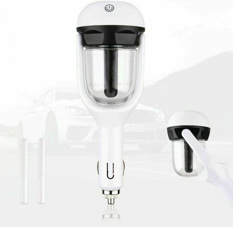 Mini Car Air Humidifier Diffuser Essential Oil Ultrasonic Aroma Mist Purifier - Image 2 of 4