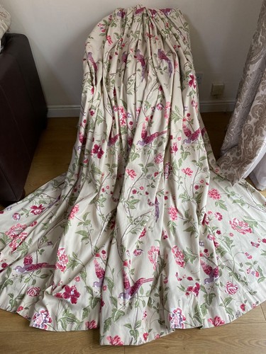 STUNNING LAURA ASHLEY SUMMER PALACE SINGLE/ DOOR CURTAIN 88 x 90 in. - Picture 8 of 14