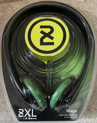 Skullcandy 2XL Wage Adjustable Headband On-Ear Headset X5WGHZ-683 Green - New