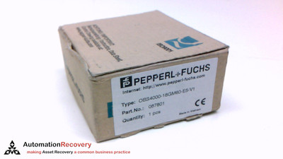 PEPPERL FUCHS 0BS4000-18GM60-E5-V1 CLASS 2 RETROREFLECTIVE SENSOR,, NEW #211336