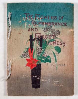 縮緬本The Flowers of Remembrance and Forg.. T H James / Flowers of
