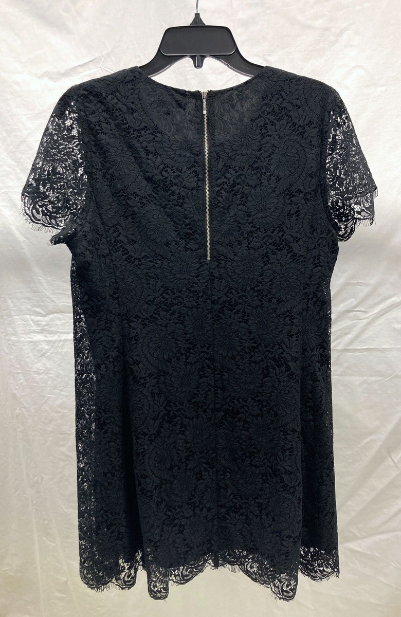 Madewell Black Lace Lined Short Sleeve Sheath Dress 6 | eBay Madewell Black Lace Lined Short Sleeve Sheath Dress 6 | eBay