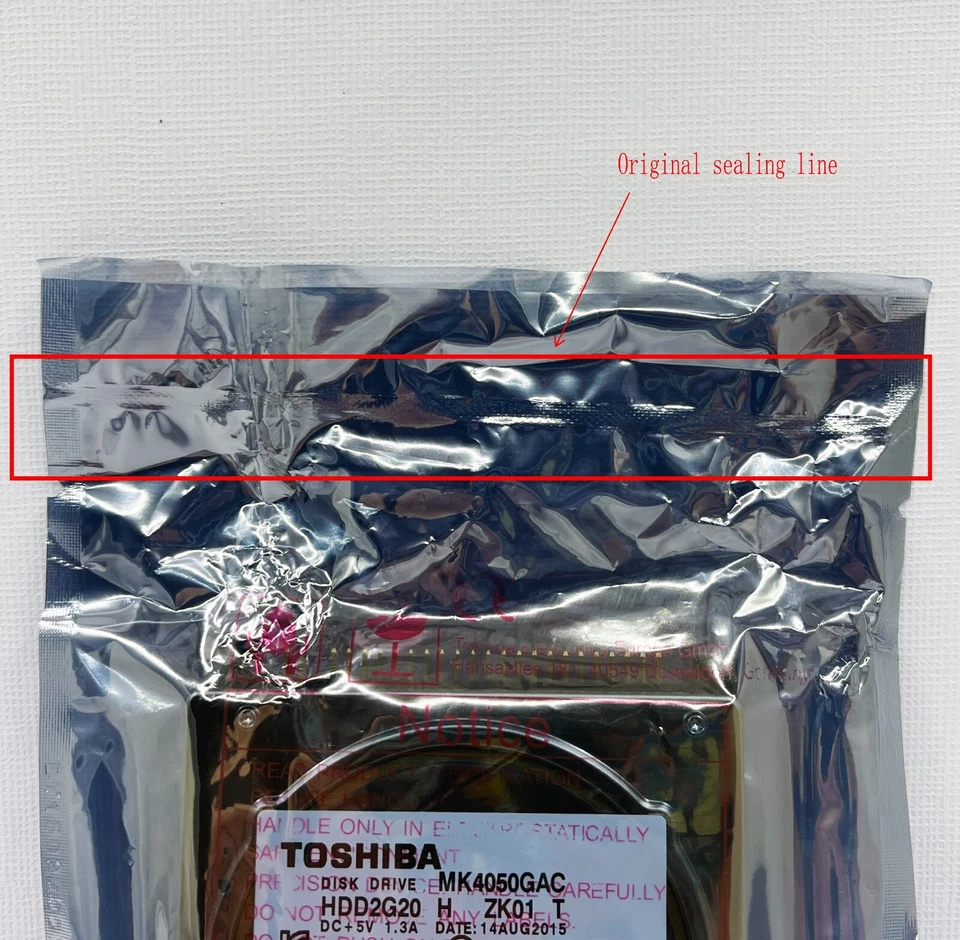 NEW Toshiba 40GB built-in 2.5" MK4050GAC automotive temperature control HDD - Image 3 of 4