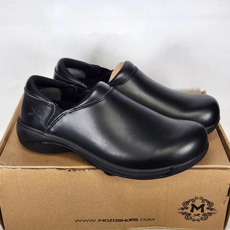 Talla 10 - MOZO Forza - Resistente al deslizamiento - Negro - Mujer Foto 2 de 4