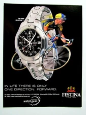 Festina Vintage 2001 The Cobra Collection  1 Page Original Print Ad 8 x 11"