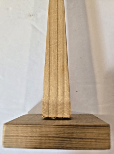 VINTAGE HAND CARVED WOODEN FINNISH KUTALA FINLAND SCROLL CROSS 12.5" UNIQUE RARE - Picture 14 of 15