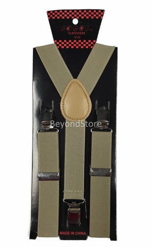 New Children Kids Boys Girls Suspender & Bowtie Matching Colors Set NEW - Picture 50 of 83