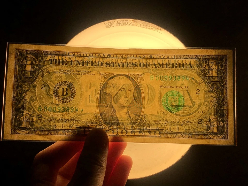 2021 B STAR NOTE DOLLAR LOW SERIAL NUMBER - Image 3 of 3