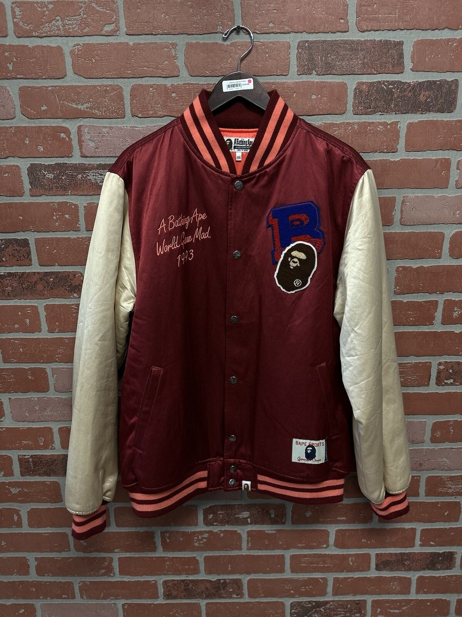 【希少】BAPE SATIN VARSITY JACKET title BAPE® LADIES' BAPE® SATIN VARSITY JACKET 2023年10月7日