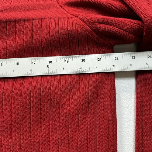 Abercrombie & Fitch Crewneck Sweater Men’s XL Muscle Red A+92 Long Sleeve Y2K - Picture 5 of 7