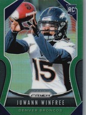 2019 Panini Prizm #387 Juwann Winfree Green