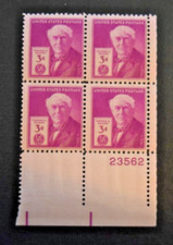 1947 US Scott #945 - 3 Cent Plate Block - Thomas Edison - MNH/OG/VF