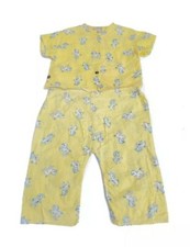 VTG Baby Toddler 2-Pc Set Top Bottoms Lamb Wash n Ready Snaps Unisex Outfit