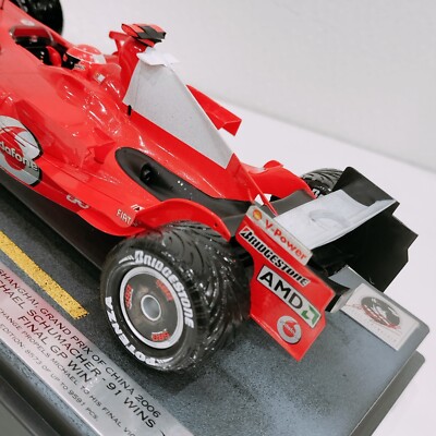 Hot Wheels 1/18 Ferrari 248 F1 Shanghai China GP Schumacher Final