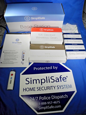 SimpliSafe Home Security System 9 Piece NIOB (FREE & FAST SHIPPING!)