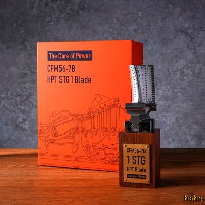 Aircraft Engine CFM56-7B STG 1 High-pressure Turbine Blade Desktop Ornament Gift