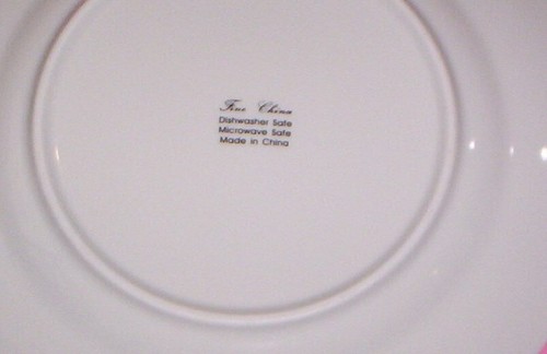 Gracie China ROSES Dessert Salad Plates set of 4 NIB - Picture 3 of 4