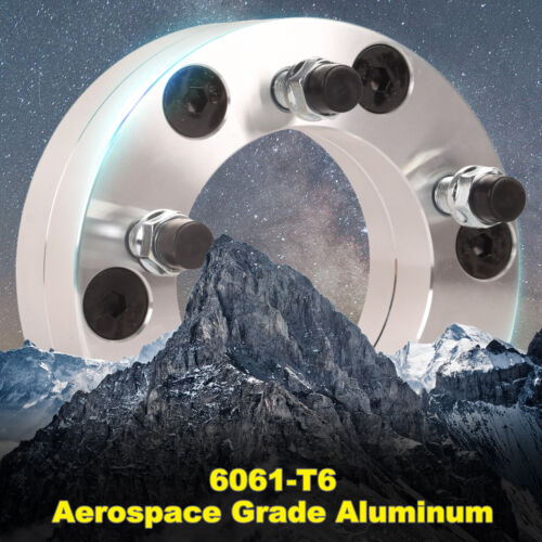 4Pcs 6x5.5 to 5x5 Wheel Adapters 2'' Use 5 Lug Wheels On 6 Lug Trucks M14x1.5 - Picture 4 of 8