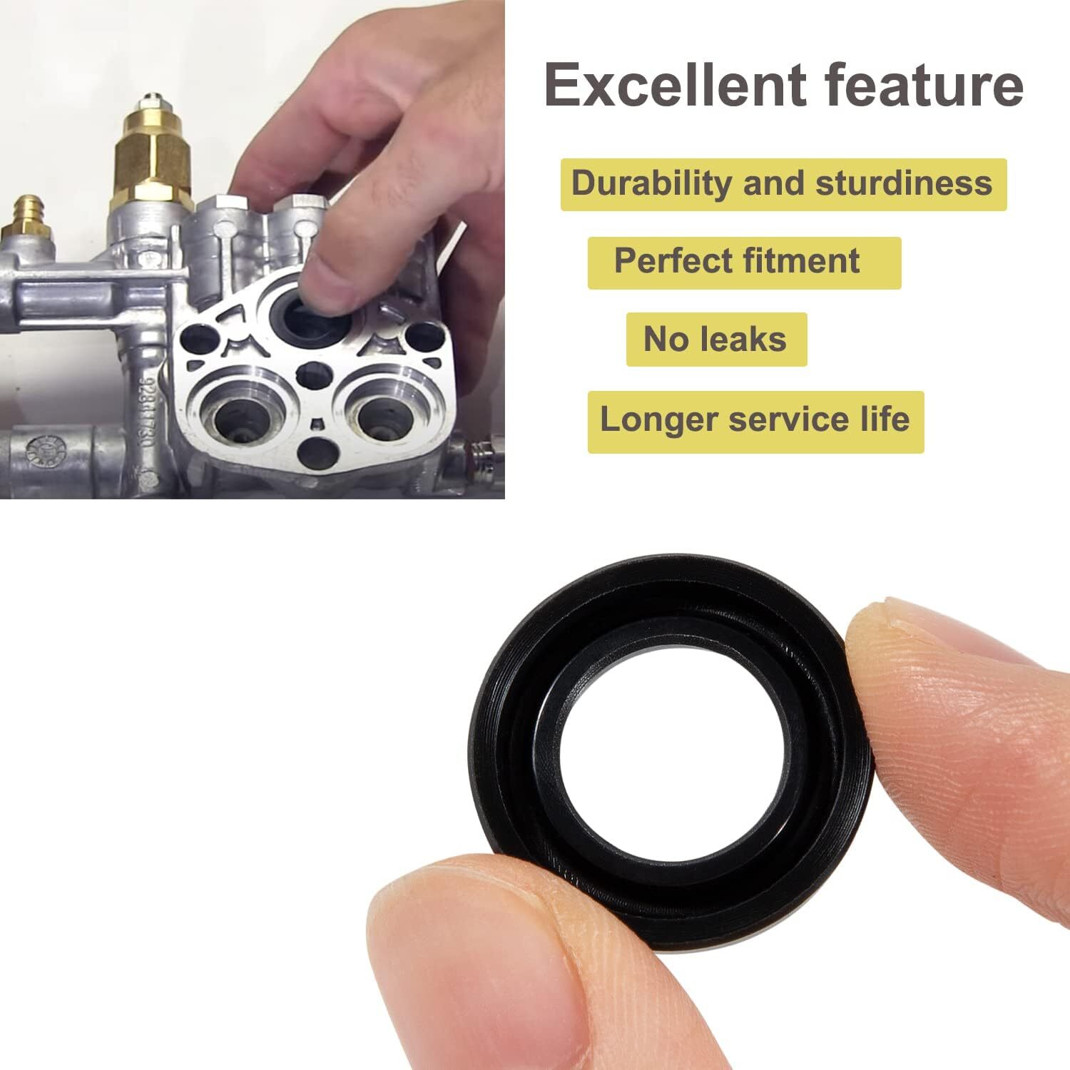 for Annovi Reverberi 42122 Pressure Washer Pump Water Seal Kit AR42122