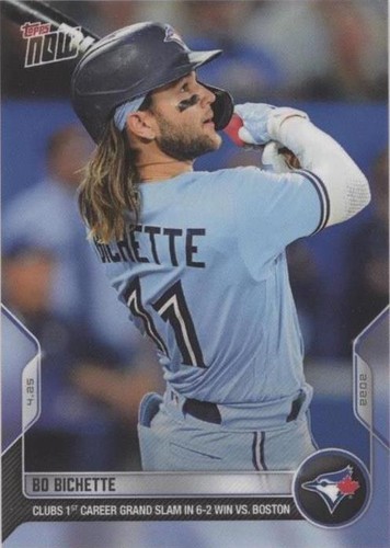 2021 Topps Now Bo Bichette Auto Autograph #94/99 Toronto Blue Jays