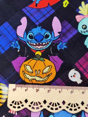 Disney Fabric Lilo & Stitch 100% Cotton Multiple Sizes Stitch & Angel clearance - Picture 59 of 93