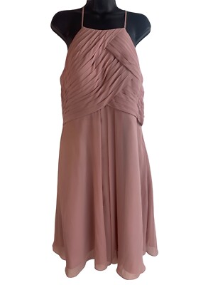 dusty rose mauve bridesmaid dresses Zapakasa Women Dusty Rose Tulle A-Line Long Bridesmaid Dress Off the  Shoulder Short Sleeves Wedding Guest Dress main image 0