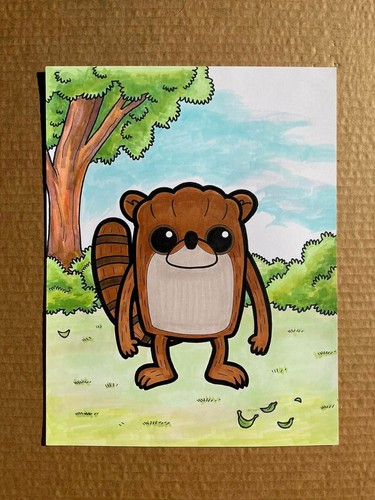 Reguläre Show (5er-Set) - Original maßgeschneiderte Funko Pop-Stil handgezeichnete Kunst - Bild 2 von 13