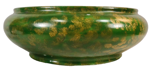 Elite Limoges Powder Jar Hand Paint Pink Dogwood Flowers Green Gold Large As Is - Picture 10 of 14