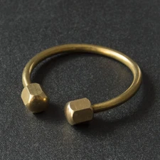 Solid Brass Key Holder Screw Lock Key Ring Clip Keyring Hook EDC Organizer 