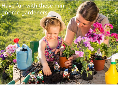 Miniatur-Garten-Gnom Mit Eimer – Süße Deko Für Feengärten & Mini-Landschaften