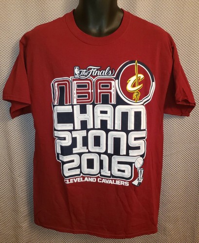 Cleveland Cavaliers NBA Champions 2016 Wine T-Shirt - Mens L - Runs Small