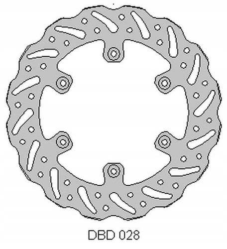 DISCO FRENO POSTERIORE YAMAHA YZ 125 '02-21, WRF 250 '02-21, WR 250 - Picture 4 of 5