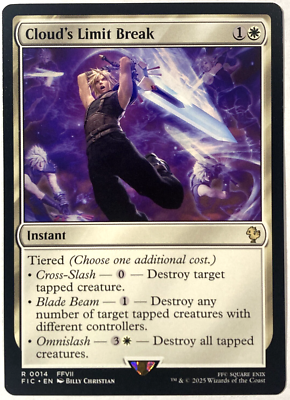 MTG Cloud's Limit Break Commander: Final Fantasy 14 FFVII FF7 NM