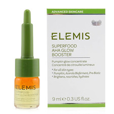 ELEMIS SUPERFOOD AHA GLOW BOOSTER NIB/Full Size 9ml/.3oz/Sealed