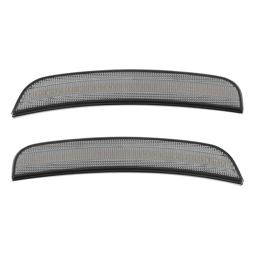 Pair White Lamp Front LED Side Marker Lights Smoke For Chrysler 300 2015-2023 - Picture 16 of 24