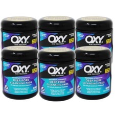 6 Pack OXY Deep Pore Cleansing Pads, 104 Coun...