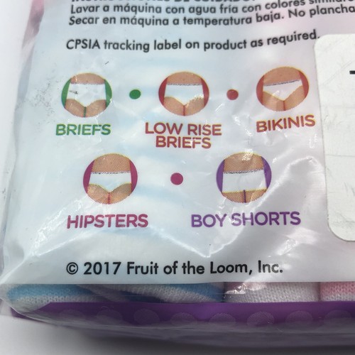 Fruit Of The Loom Girls Size 12 Tag Free Heather Boy Shorts Underwear 9 pack - Picture 7 of 9