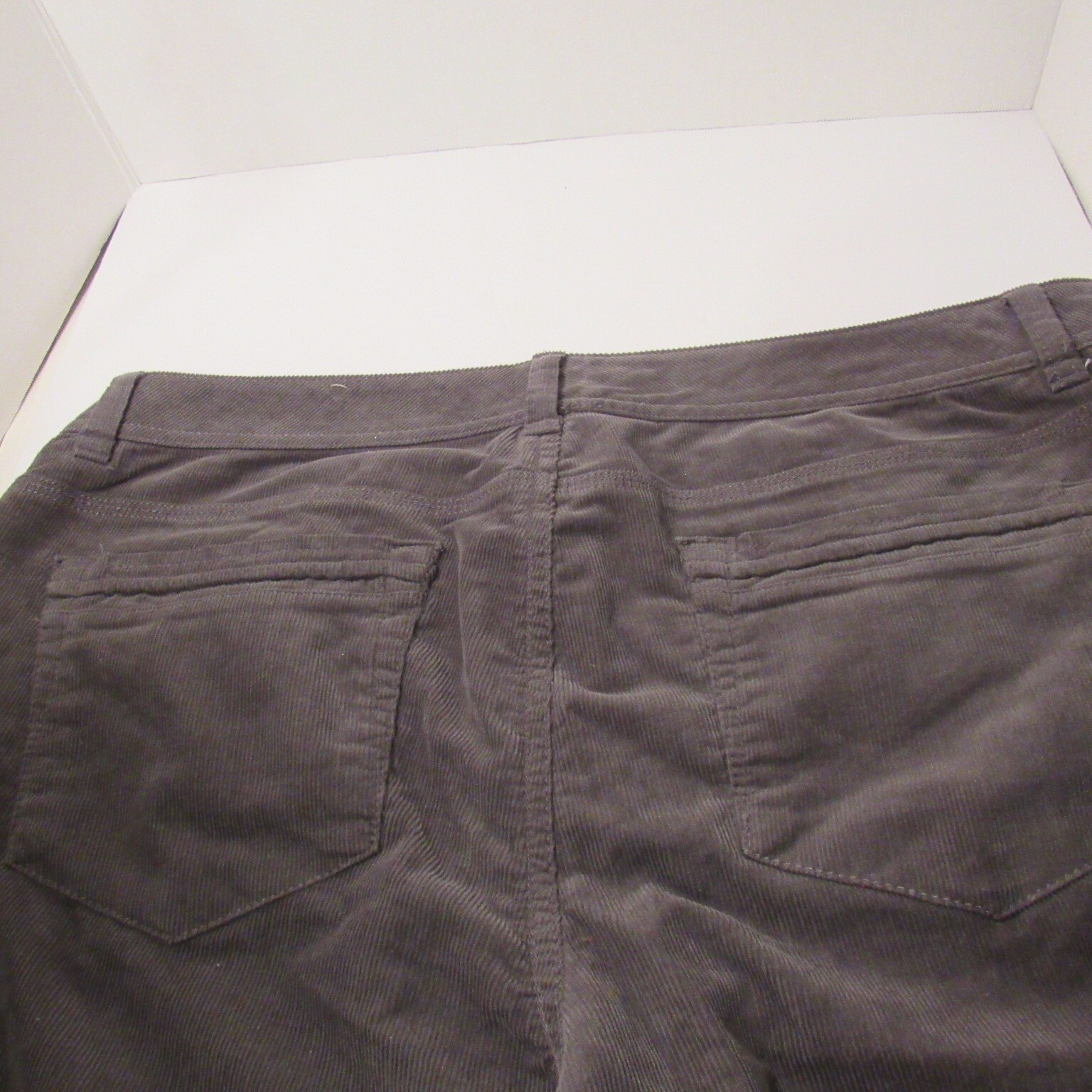 Sonoma Womens Life+Style Stretch Corduroy Pants, Gray, Size 16, RN73277, NEW eBay