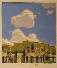 Gustave Baumann : Summer Clouds : Archival Art Print