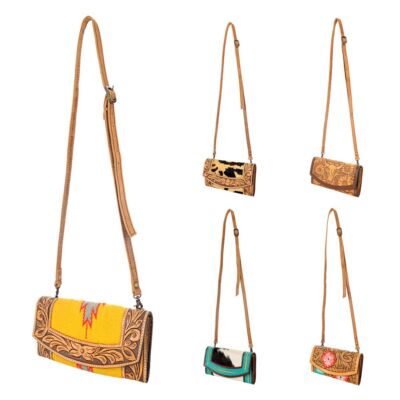 AD American Darling Organiser Hand Tooled Saddle Blanket Genuine Leather 