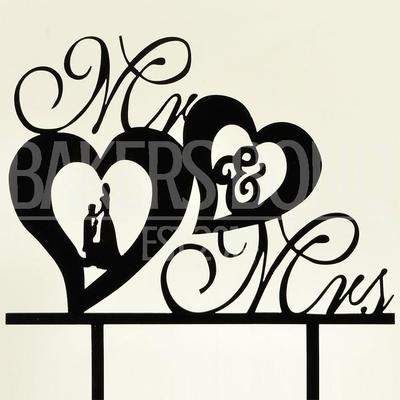 Finalmente Corazón Negro Acrílico compromiso de boda Graduación Cake Topper Silueta Finalmente Corazón Negro Acrílico compromiso de boda Graduación Cake Topper Silueta