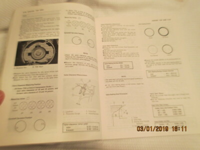 Kawasaki 1985-1989 GPZ ZX 500 600 R Factory Service Manual Book
