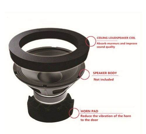 4x Car Door Trim Speakers Sound Coil Sealing Insulation Foam Speaker Rings 6.5” - Bild 15 von 19