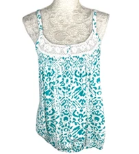 Bonmarche Vest Top Blouse Women's UK Size 12 Crochet Detail