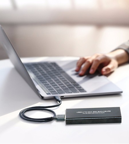 USB3.0 case Enclosure For 2013 2014 2015 2016 2017 MacBook Air Pro Original SSD - Picture 7 of 12