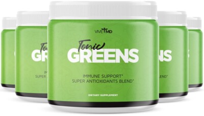 Tonic Greens Vitamin Boost Supplement - Official Formula (5 pack)