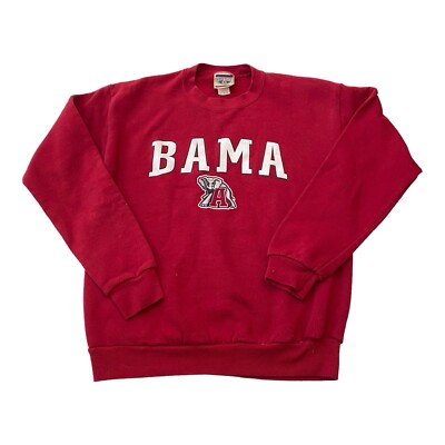 VTG Alabama Crimson Tide Sweatshirt  Youth XL Women s Small BAMA Made In USA