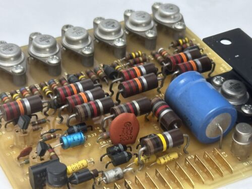 Vtg Analog Circuit Board 1w  Resistors Circuit Board Card  5” x  5” - Picture 1 of 14